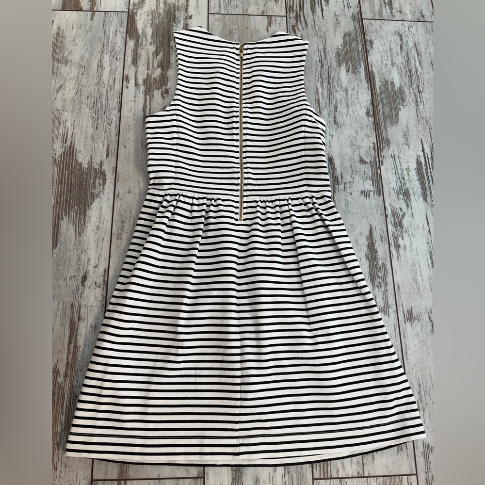 J.Crew Daybreak Striped Pleated Ponte Mini Dress - Size Small - Picture 11 of 16